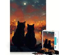 Rendez-Vous Secret au Bord du lac Puzzle de 1000 pièces pour Adultes Renforce la mémoire Moments Chaleureux Bords Nets Cadeau Exquis (38x52cm)
