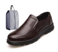 RenDiuJups Chaussures de Chef Anti-Dérapantes Unisexes - Chaussures de Cuisine Professionnelles Résistantes à l'Huile - Confortables & Légères pour Hommes et Femmes(Brown 1,44 EU)