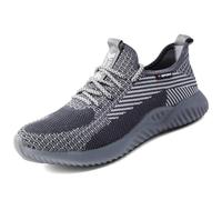 RenDiuJups Chaussures de Sécurité à Coque Acier Homme Sneakers de Travail Légères Anti-Perforation & Antidérapantes Pour Chantier, Entrepôt et Industrie(B,41 EU)