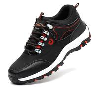 RenDiuJups Chaussures de sécurité hommes légère bottes de travail, chaussures de sécurité for hommes, baskets de protection anti-crevaison(Black,EU39)
