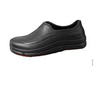 RenDiuJups Chaussures de Travail Unisexes pour Chef - Imperméables et Résistantes aux Huiles, Semelle Anti-Dérapante - Idéal Cuisine, Restauration Confort et Sécurité(Black,41 EU)