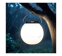 RenDiuJups Lampe LED de Camping Rechargeable USB, 3 Modes d'Éclairage, Portable et Suspendue, Lumière Extérieure pour Tente, BBQ, Randonnée, Power Bank d'Urgence, Imperméable et Résistante(B)