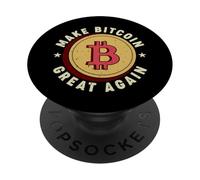 Rendre Bitcoin Encore Plus génial Cadeau rétro drôle de PopSockets PopGrip Adhésif