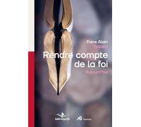 Rendre compte de la foi aujourd'hui