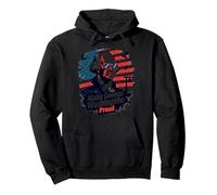 Rendre George Washington Fier Sweat à Capuche, Unisexe pour Adultes, Noir, M