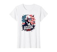 Rendre George Washington Fier T-Shirt, Femme, Blanc, S