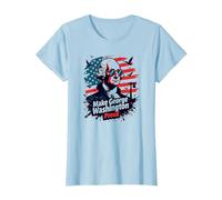Rendre George Washington Fier T-Shirt, Femme, Bleu Céleste, XL
