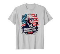Rendre George Washington Fier T-Shirt, Homme, Argent, M