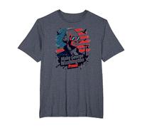 Rendre George Washington Fier T-Shirt, Homme Grandes Tailles, Bleu Chiné, 5X Tall