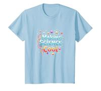 Rendre la Science Cool : Inspirer Les Amateurs de STEM T-Shirt, Enfant, Bleu Céleste, 4 Ans