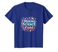 Rendre la Science Cool : Inspirer Les Amateurs de STEM T-Shirt, Enfant, Bleu Royal, 8 Ans