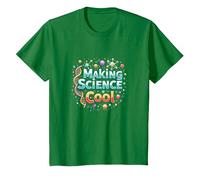 Rendre la Science Cool : Inspirer Les Amateurs de STEM T-Shirt, Enfant, Vert Kelly, 8 Ans