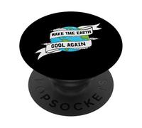 Rendre la Terre fraîche à nouveau sensibilisation au changement climatique PopSockets PopGrip Adhésif
