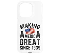 Rendre l'Amérique Grande Depuis 1939, Hommes et Femmes de 87 Ans Coque pour iPhone 15 Pro