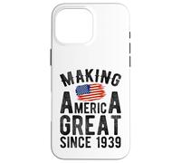 Rendre l'Amérique Grande Depuis 1939, Hommes et Femmes de 87 Ans Coque pour iPhone 16 Pro Max