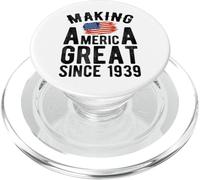 Rendre l'Amérique Grande Depuis 1939, Hommes et Femmes de 87 Ans PopSockets PopGrip pour MagSafe
