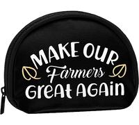 Rendre nos Agriculteurs Grands Encore Une Fois Femmes et Filles Mignon Mode Porte-Monnaie Portefeuille Sac Changement Pochette Porte-clés