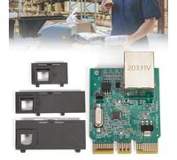 Rendrox P1080383-442 Carte réseau filaire intégrée PCBA Kit de module Ethernet compatible avec Zebra ZD420C ZD420D ZD420T ZD410 Imprimante de codes-barres thermique de bureau 203 dpi 300 dpi