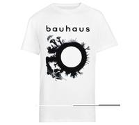 RENDYTE Bauhaus Groupe T-Shirt Blanc À Manches Courtes pour Homme, Vêtement Régulier