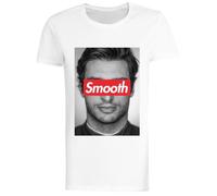 RENDYTE Lisse Opérateur Carlos Sainz T-Shirt Blanc À Manches Courtes pour Femme, Vêtement Régulier