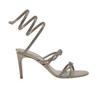 René Caovilla - Sandalette Braid Cleo Tonalité Neutre - Femme - Chaussures - Gris - Taille: 41 EU