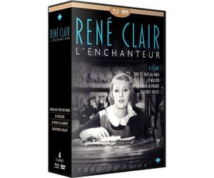 René Clair L'enchanteur - Coffret 4 Films : Sous Les Toits De Paris + Le Million + À Nous La Liberté + Quatorze Juillet - Combo Blu-Ray + Dvd