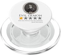 René Descartes - Démon du Mal - Philosophie Française Meme PopSockets PopGrip pour MagSafe