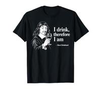 René Descartes Parodie Potable Meme Philosophe français T-Shirt
