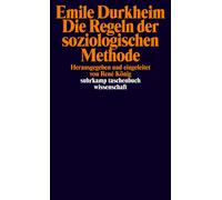 René König Emil Die Regeln der soziologischen Methode (suhrkamp taschenb (Poche)