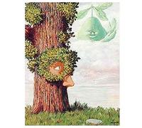 Rene Magritte《Alice au pays des merveilles》Toile Affiche Imprimer De Peinture Décoration De Style Surréalisme Murale d'art l'image d'œuvres d'art pour sur Print Toile（90x117cm）35x46inch,Sans Cadre)