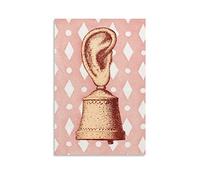 Rene Magritte Illustration Cours de musique 1968 Peinture Print Poster Décoration intérieure Poster Mural Chambre Décoratif Esthétique 40 x 60 cm