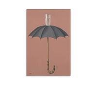 Rene Magritte Illustration Hegel's Holiday 1958 Toile décorative pour salon, chambre à coucher, 30 x 45 cm