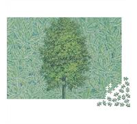 René Magritte Puzzle en Bois pour Adultes, 1000 Pièces Peinture Puzzle Impossible, Puzzles Art, Casse-tête Tableaux célèbres du Monde Art Cadeau pour La Décoration De La Maison