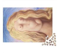 Rene Magritte Puzzles 1000 Pièces pour Adultes,matériaux Recyclables De Qualité Supérieure Et Puzzle Bois d'impression Haute Définition, Cadeaux pour Amis 1000pcs