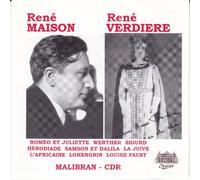 Rene Maison & Rene Verdiere 21 Stücke : Jules Gautier - Antonio Rocca 28 Stücke; digitalisierte Schellackplatte von malibran France