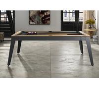 René Pierre Billard transformable en table Steel anthracite et chêne sablé - 2365