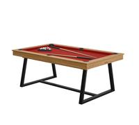 René Pierre Brio - Table billard convertible René Pierre Brio Noyer Venice - Couleur du meuble:Noyer couleur des pieds :Noir couleu