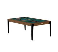 René Pierre Brio - Table billard convertible René Pierre Elan Chataignier pieds noirs - Couleur du tapis:Vert accessoires offerts:1