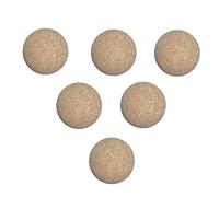 Rene Pierre Foosball Table Cork Ball Replacement - Natural (Set of 6) by Rene Pierre