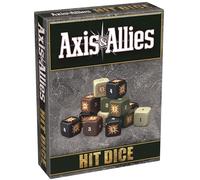Renegade Games Studio : Axis & Allies : Hit Dice - 72 dés en 4 styles, 16 mm, sac de transport de style militaire, accessoire de jeu de stratégie et mise à niveau