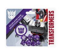 Renegade Game Studios: Transformers RPG Decepticon Jeu de dés - 8 pièces - Accessoire de jeu de rôle, conçu pour le système de jeu de rôle Essence20
