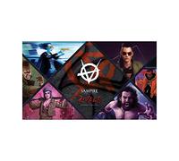 Renegade Game Studios | Vampire Rivals Brujah Clan Playmat | Accessoire Officiel du Jeu de Cartes | 2-4 Joueurs | 30-70 Minutes | Anglais