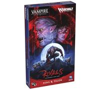 Renegade Game Studios: Vampire : The Masquerade Rivals Jeu de cartes extensible : Loup-garou : Fang & Talon - 2 jeux de 49 cartes pré-construits, à partir de 14 ans
