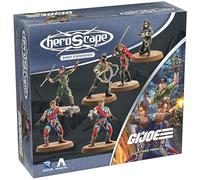 Renegade Games : GI Joe Heroscape - Extension de l'armée des forces de frappe - 2 héros uniques, (2) escouades à 2 figurines, 3 gyphes permanents de tyrolienne, 4 cartes d'armée