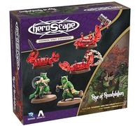 Renegade Games : Heroscape : Molten Crustaceans & Tanuki Tricksters - Extension de l'armée, 5 Figurines Non peintes assemblées et 5 Cartes, Accessoire de Jeu de Figurines