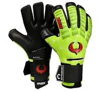 Renegade GK Eclipse Nova Gants De Gardien De But Professionnels | 4mm EXT Contact Grip & Breathaprene | Gant De Foot Gardien Enfant (Taille 8, Jeunes-Adulte, Coupe Négative, Lvl 5)