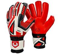 Renegade GK Fury Inferno Gants De Gardien De But avec Protection des Doigts | 4mm Giga Grip & 4mm Duratek | Gants De Foot Gardien Enfant (Taille 6, Jeunes, Coupe Au Rouleau, Level 4)