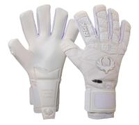 Renegade GK Rogue Blizzard Gants de Gardien de But avec protège-Doigts | Grip Giga de 4 mm | Gants de Gardien de But Blancs (Taille 10, Adulte, Homme, Coupe Noire, Niveau 4+)