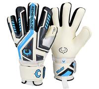 Renegade GK Talon Cryo Gants De Gardien De But avec Pro Protection des Doigts | 3.5+3mm Hyper Grip & 4mm Duratek | Gants Gardien De But Enfant (Taille 7, Jeunes, Coupe Nég.)