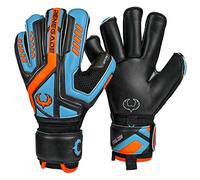 Renegade GK Talon Cyclone 2 Gants De Gardien De But avec Pro Protection des Doigt | 4mm Hyper Grip & Duratek | Gants De Foot Gardien Enfant (Taille 8, Adulte, Coupe Au Rouleau)